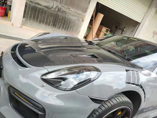Porsche 981 Boxster için Karbon Elyaf Ürünleri Karbon Elyaf Kapak 981 Karbon Elyaf Motor Kapak Kapak 2013-2015