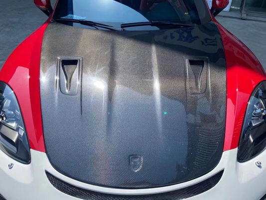 Porsche 718 Boxster Karbon Fiber Motor Hatch 718 Upgrade GT4 için Yüksek Kalite Karbon Fiber Kapak