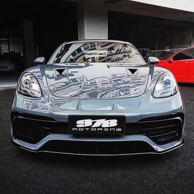 Porsche 718 Boxster için Yeni Ürün 718 Yenileştirilmiş PD tarzı Ön ve Arka Tampon Tuyere Spoilers