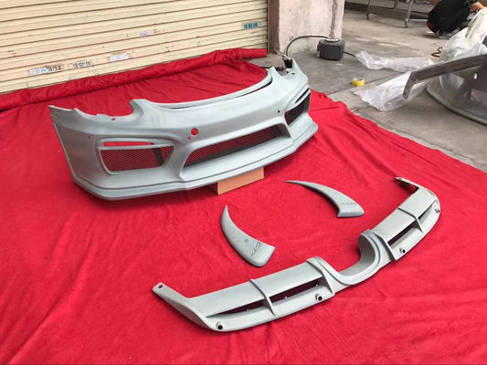 Porsche Boxster 981 Body Kit Boxster 981 Gelişmiş GT4 Ön ve Arka Tampon Spoilerleri için PU Plastik Ürünler