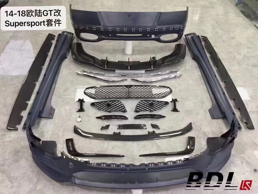 Bentley Continental GT Body Kit için Continental Upgraded Supersports Style Ön ve Arka Tampon Bodies Kits