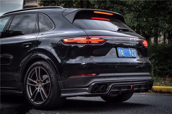 Cayenne için yeni ürün Karbon Fiber Body Kit for Cayenne Front Shovel Back Lip Spoiler