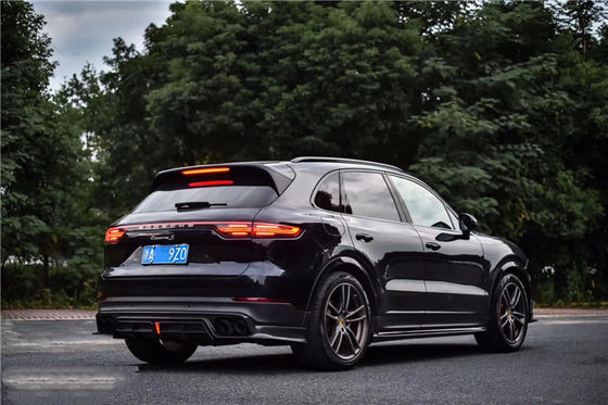 Cayenne için yeni ürün Karbon Fiber Body Kit for Cayenne Front Shovel Back Lip Spoiler