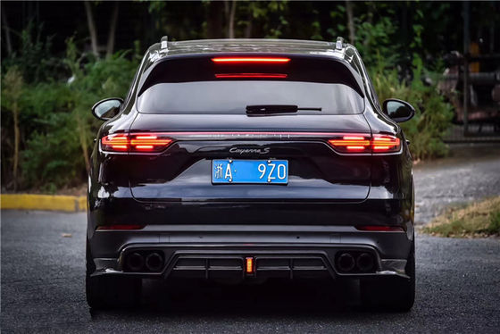 Cayenne için yeni ürün Karbon Fiber Body Kit for Cayenne Front Shovel Back Lip Spoiler