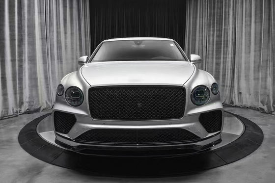 Bentley Bentayga için Karbon Fiber Bodies Kit Bentayga SPE tarzı Karbon Fiber Ön Dudak Diffuser Spoiler Side Skirt