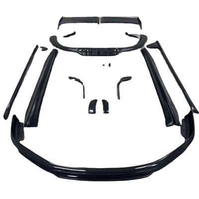 Porsche 911 992 Karbon Fiber Body Kit 911 992 Geliştirilmiş TechArt Stili Ön Kürek Diffuser Spoiler Side Skirt Body Kit