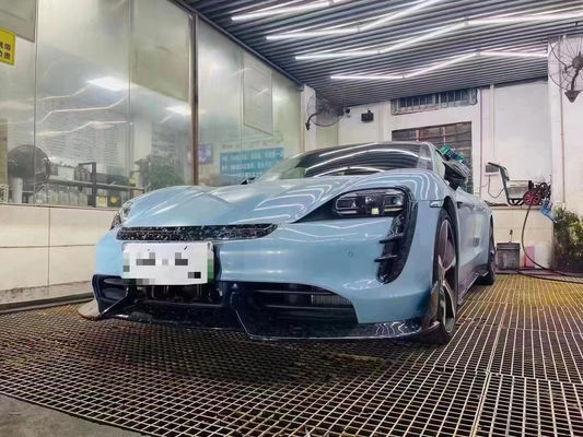 Porsche Taycan Karbon Fiber Bodies Kit Taycan Upgrades MSY Style Ön Kürek Diffuser Spoiler Body Kit