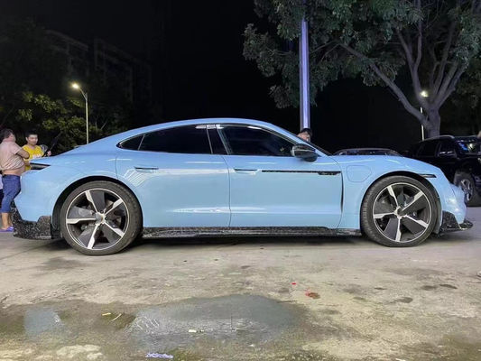 Porsche Taycan Karbon Fiber Bodies Kit Taycan Upgrades MSY Style Ön Kürek Diffuser Spoiler Body Kit