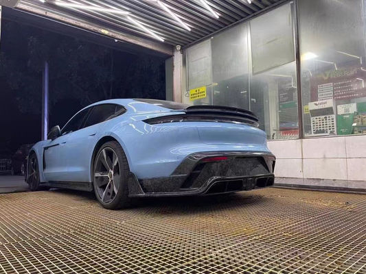 Porsche Taycan Karbon Fiber Bodies Kit Taycan Upgrades MSY Style Ön Kürek Diffuser Spoiler Body Kit