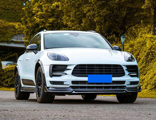 Yüksek Kaliteli Karbon Fiber Kit Macan Body Kit ForMacan Ön ve Arka Taraf Etekler Spoiler Geniş Vücut