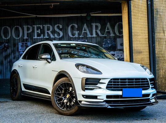 Yüksek Kaliteli Karbon Fiber Kit Macan Body Kit ForMacan Ön ve Arka Taraf Etekler Spoiler Geniş Vücut