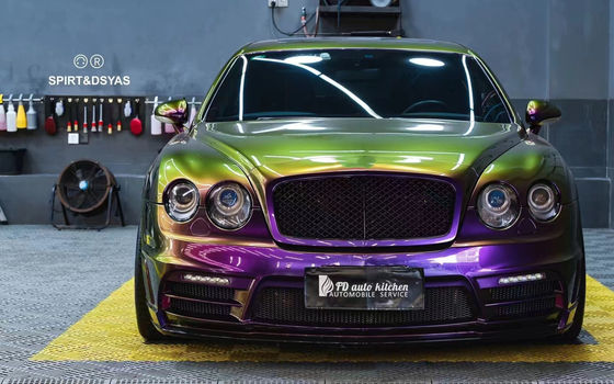 Siyah 2013 Bentley Flying Spur Body Kit Ön ve arka tampon spoiler egzoz seti