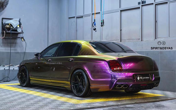 Siyah 2013 Bentley Flying Spur Body Kit Ön ve arka tampon spoiler egzoz seti