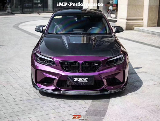 IMP Tarzı Karbon Fiber Kapak BMW M2 2 Serisi F22 F87 Karbon Fiber Motor Kapak Motor Kapak Kapak