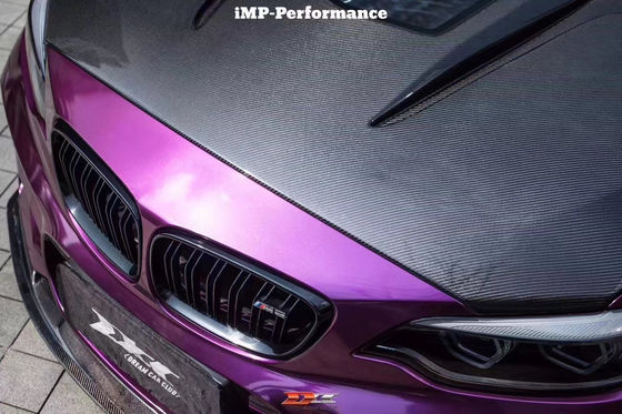IMP Tarzı Karbon Fiber Kapak BMW M2 2 Serisi F22 F87 Karbon Fiber Motor Kapak Motor Kapak Kapak