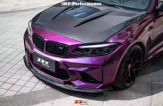 IMP Tarzı Karbon Fiber Kapak BMW M2 2 Serisi F22 F87 Karbon Fiber Motor Kapak Motor Kapak Kapak