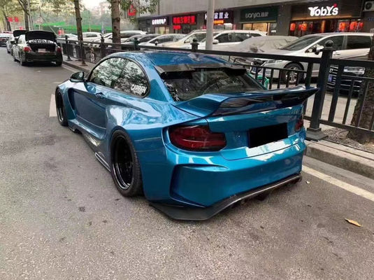 BMW F22 F87 2 Serisi M2 Bodies Kit M2 M235 Upgrade IMP Stili Ön ve Arka Tampon Spoiler Geniş Bodieski