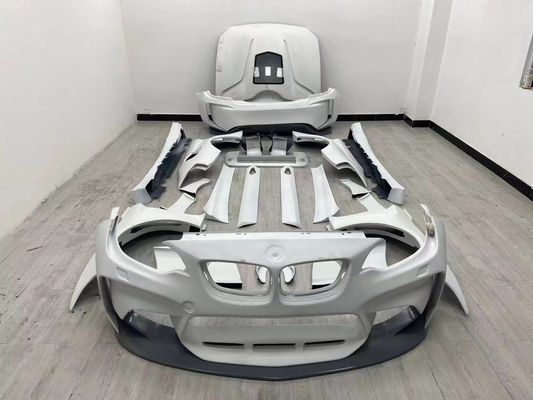 BMW F22 F87 2 Serisi M2 Bodies Kit M2 M235 Upgrade IMP Stili Ön ve Arka Tampon Spoiler Geniş Bodieski