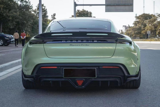 Porsche Taycan Karbon Fiber Body Kit Taycan Wide Bodyki Ön Kürek Yan Eteği Spoiler Diffuser için Yeni Ürün