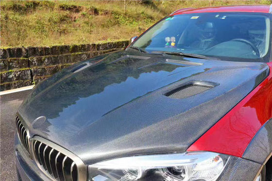BMW X5 X6 F15 F16 Karbon Fiber Hood Karbon Fiber Hood X5 X6 Karbon Fiber Cover için satış