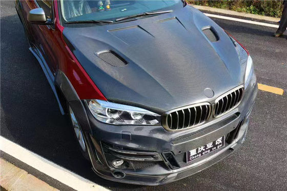 BMW X5 X6 F15 F16 Karbon Fiber Hood Karbon Fiber Hood X5 X6 Karbon Fiber Cover için satış