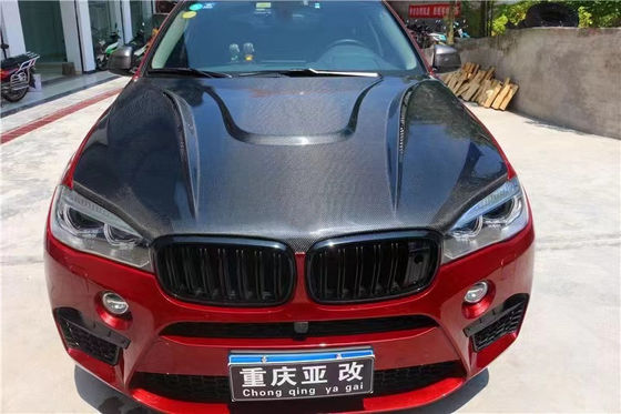 BMW X5 X6 F15 F16 Karbon Fiber Hood Karbon Fiber Hood X5 X6 Karbon Fiber Cover için satış