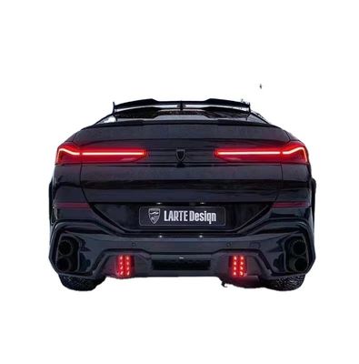 Sıcak satış G06 X6 Karbon Fiber Body Kit Forbmw X6 Karbon Fiber Ön Kürek Arka Diffuser Spoiler Kapak