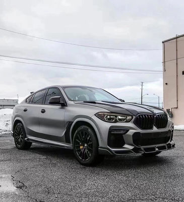 Sıcak satış G06 X6 Karbon Fiber Body Kit Forbmw X6 Karbon Fiber Ön Kürek Arka Diffuser Spoiler Kapak