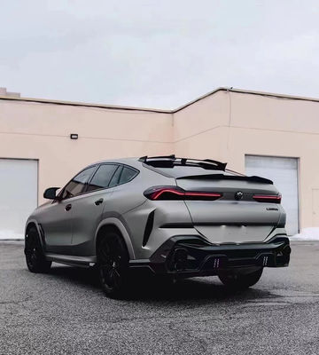 Sıcak satış G06 X6 Karbon Fiber Body Kit Forbmw X6 Karbon Fiber Ön Kürek Arka Diffuser Spoiler Kapak
