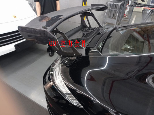 Porsche 911 997.1 997.2 Spoiler için yeni ürün 911 997.1 997.2 Karbon Fiber Spoiler Tail Fin GT3RS Style Spoiler