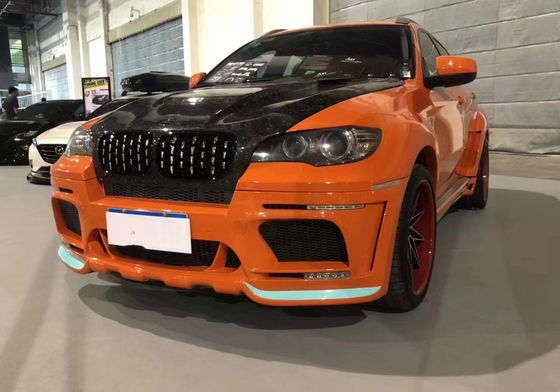 Sıcak Satış X6 E70 E71 Geniş Vücut Kit Forbmw X6 Vücut Kit Ön ve Arka Bump Spoiler Yan Eteği