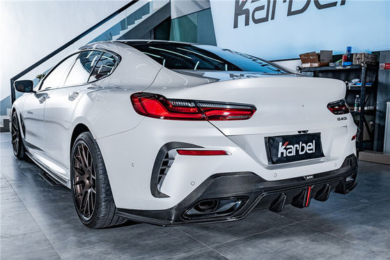 Sıcak Satış G14 G15 G16 840i 850i Karbon Fiber Body Kit Forbmw 8 Serisi Ön Kürek Arka Diffuser Spoiler