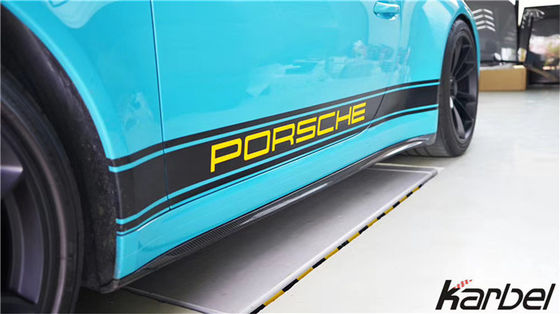 Porsche 911 991.2 GT3 911 GT3 Karbon Fiber Karoseri Kütüphane Karbon Fiber Ön Kürek Arka Diffuser Yan Etek Kütüphane