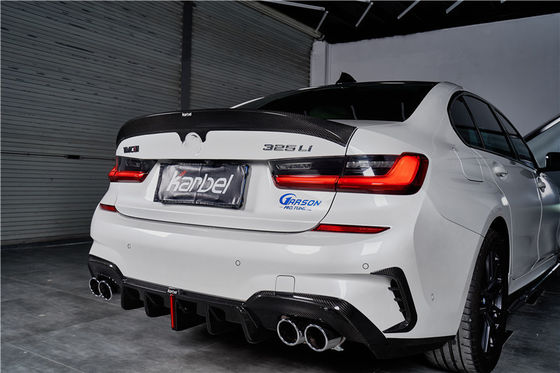 Yüksek Kaliteli Kuru Karbon Elyafı G20 G28 320 325 330 BMW 3 Serisi Ön Dudak Arka Diffuser Spoiler