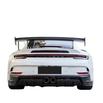 Porsche 911 992 Karbon Fiber Malzemesi için Karbon Fiber Spoiler 911 992 Gelişmiş GT3 Tarzı Arka Spoiler