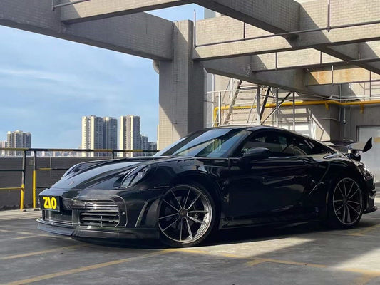 Porsche 911 992 Bodies Kit için 911 992 Upgraded TopCar Style Ön ve Arka Tampon Spoiler Bodies Kit