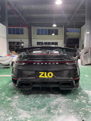 Porsche 911 992 Bodies Kit için 911 992 Upgraded TopCar Style Ön ve Arka Tampon Spoiler Bodies Kit