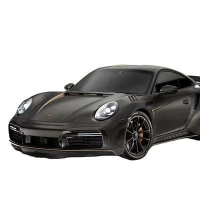 Porsche 911 992 için Otomatik Parçalar Kötü Karbon Elyaf Malzemesi 911 992 Yükseltilmiş TOPCAR Tarzı Kötü Kütü Spoiler