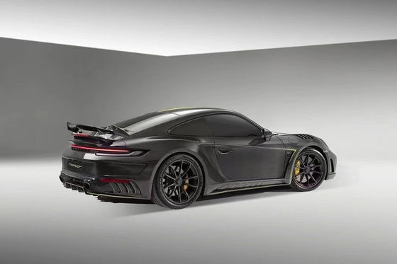 Porsche 911 992 için Otomatik Parçalar Kötü Karbon Elyaf Malzemesi 911 992 Yükseltilmiş TOPCAR Tarzı Kötü Kütü Spoiler