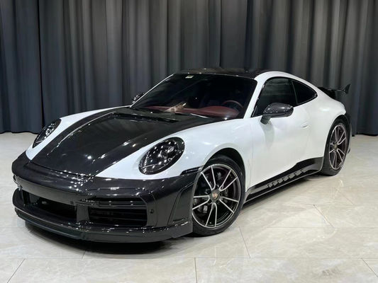 Porsche 911 992 için Otomatik Parçalar Kötü Karbon Elyaf Malzemesi 911 992 Yükseltilmiş TOPCAR Tarzı Kötü Kütü Spoiler