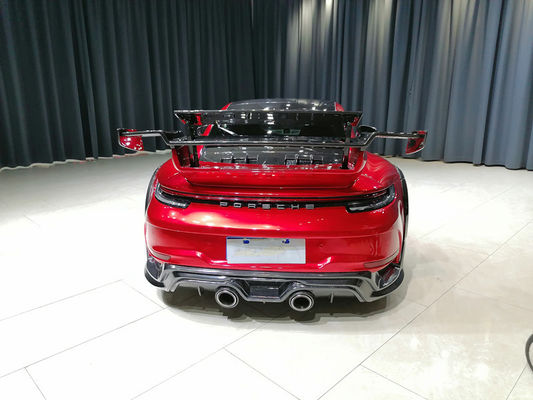 Porsche 911 992 Karoseri Kiti için Otomatik Parçalar 911 992 Turbo Geliştirilmiş Techart Tarzı Ön ve Arka Tampon Kapağı Karoseri Keti