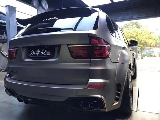 BMW E70 E71 X5 Bodies Kit FPR Malzeme X5 E70 E71 PD Upgrade Style Ön ve arka tamponlar Geniş Bodieski