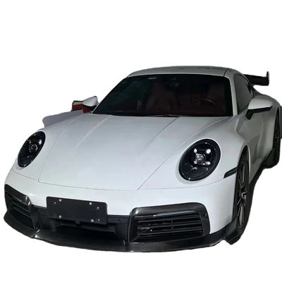 Porsche 911 992 Karbon Fiber Bodies Kit için Otomatik Parçalar 911 992 Yükseltilmiş Bras tarzı Ön Kürek Diffuser Spoiler Body Kit