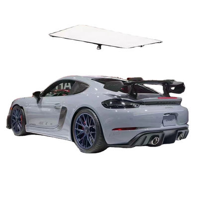 Porsche 718 981 987 Karbon fiber spoiler 718 981 987 Geliştirilmiş GT4RS stil kuyruğu spoiler