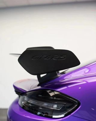 Porsche 718 981 987 Karbon fiber spoiler 718 981 987 Geliştirilmiş GT4RS stil kuyruğu spoiler