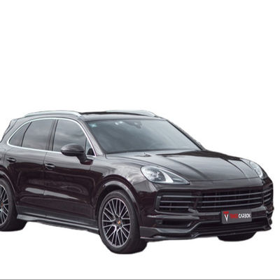 Porsche Cayenne Fiber Body Kit için Otomatik Parçalar Cayenne Karbon Fiber Front Spreader Spoiler