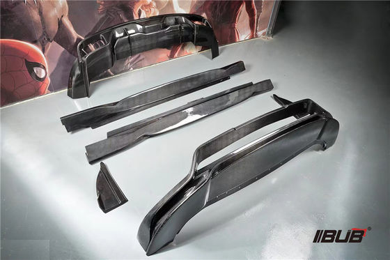 Porsche Cayenne Fiber Body Kit için Otomatik Parçalar Cayenne Karbon Fiber Front Spreader Spoiler