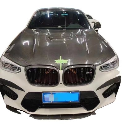 BMW X3M X4M F97 F98 Karbon Fiber Makine Kapağı Kuru Karbon Fiber Malzemesi X3M X4M Karbon Fiber Motor Kapağı