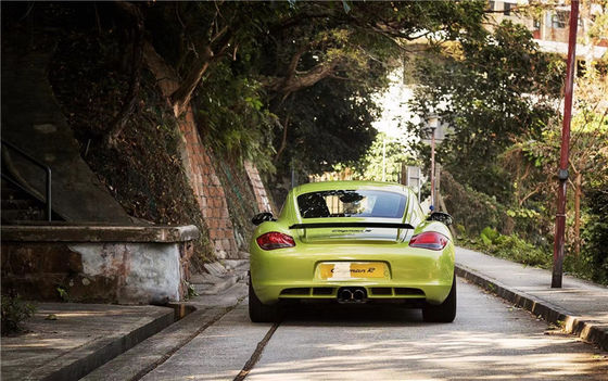 Porsche 987 Karbon Fiber Spoiler 987 Geliştirilmiş Cayman R Stili Kuyruk Spoiler 987 Vücut Seti için Otomatik Parçalar
