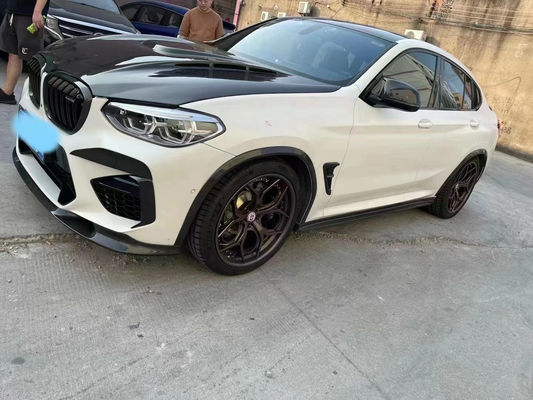BMW X3M X4M F97 F98 Karbon Fiber Makine Kapağı Kuru Karbon Fiber Malzemesi X3M X4M Karbon Fiber Motor Kapağı